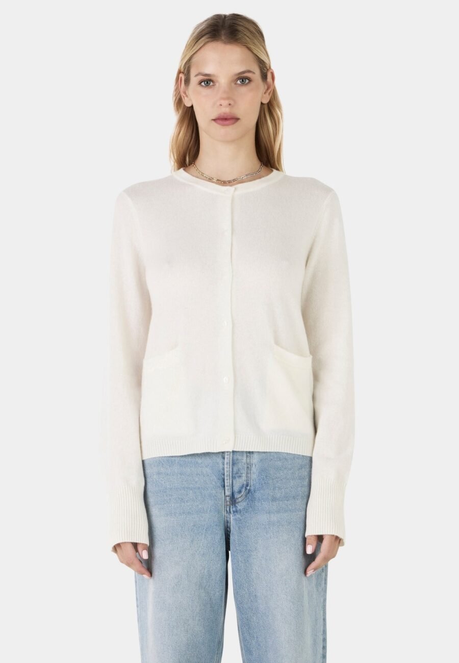 Dolly Cashmere Cardigan Ivory