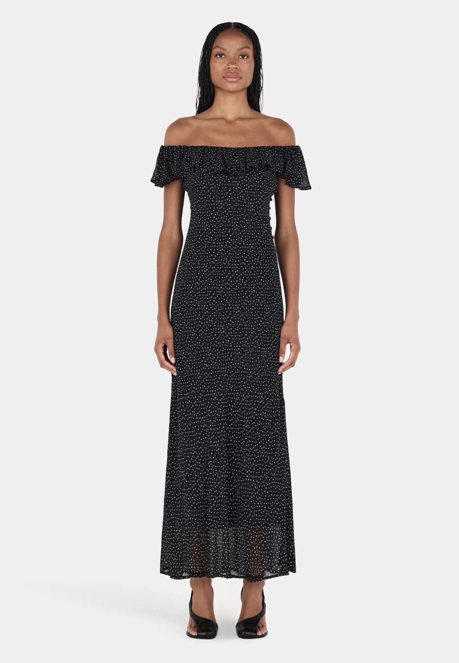 Hazel Bias Dress Thistlelight Spot