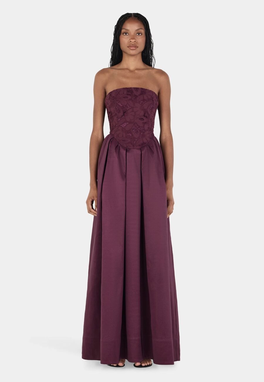Portia Maxi Dress Mulberry