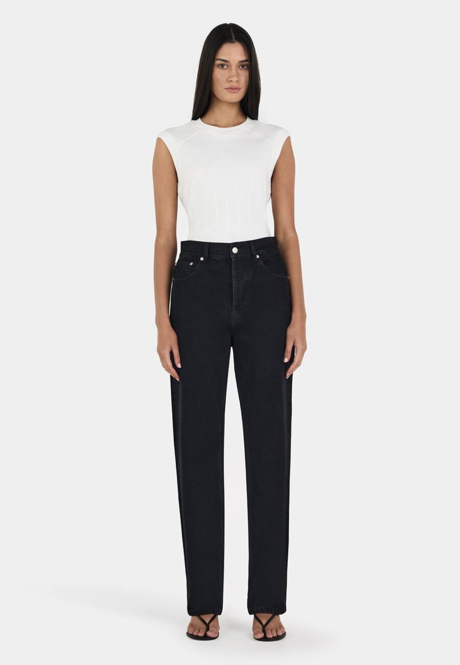 Ryan Straight Leg Jean Washed Black