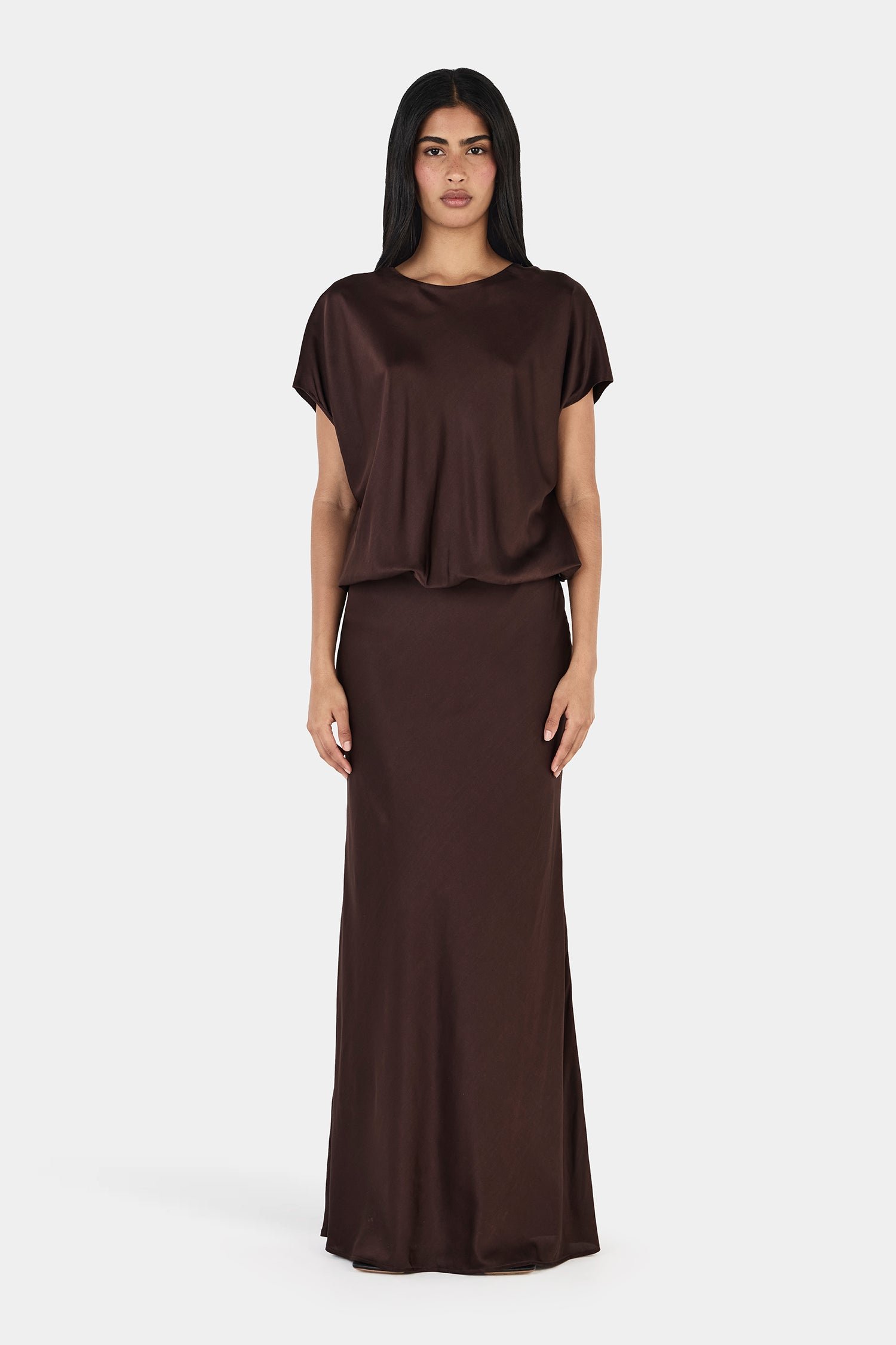Malina Maxi Dress Chocolate